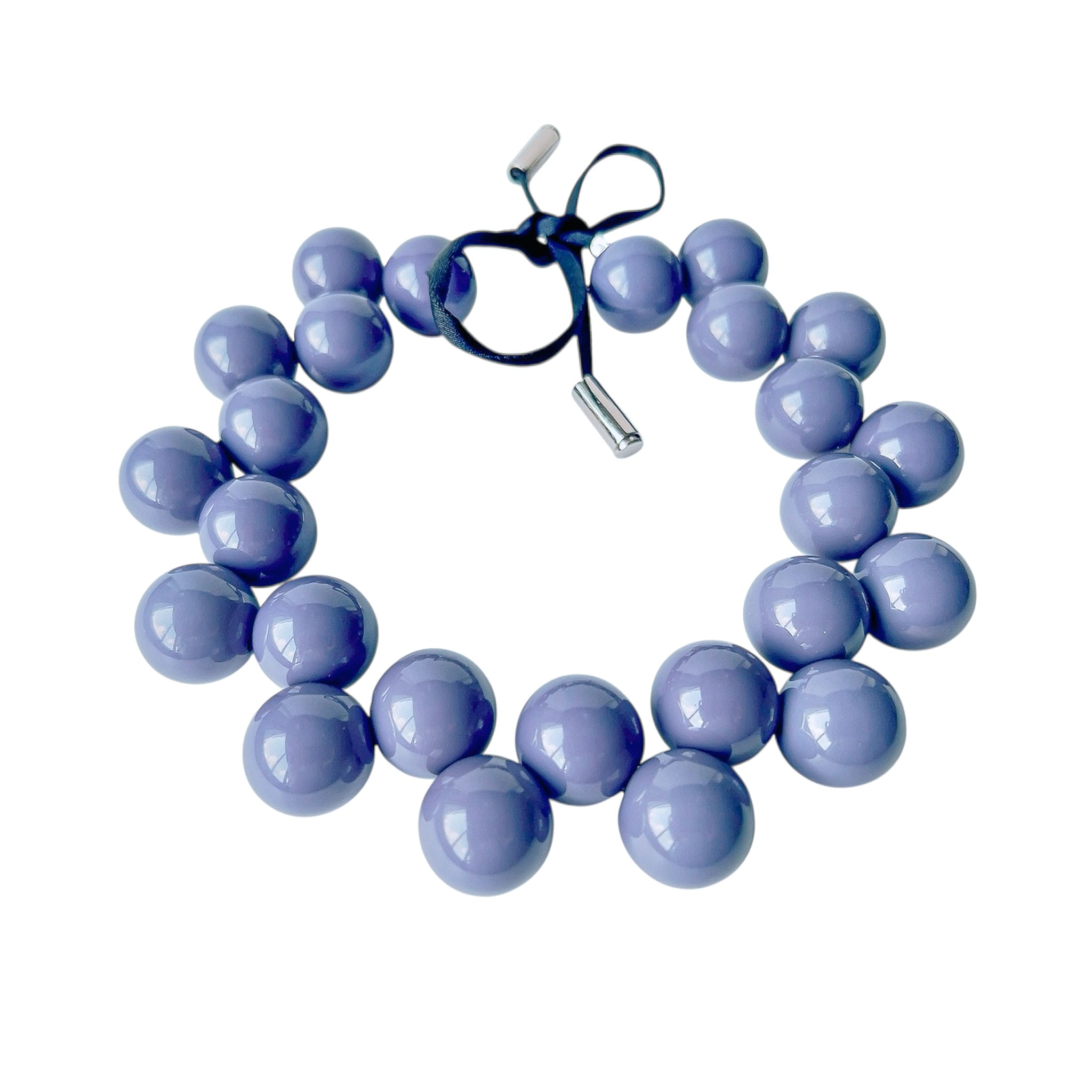 The Seventy- Audrey Skipper Blue Bold Necklace by Tessa Bijoux