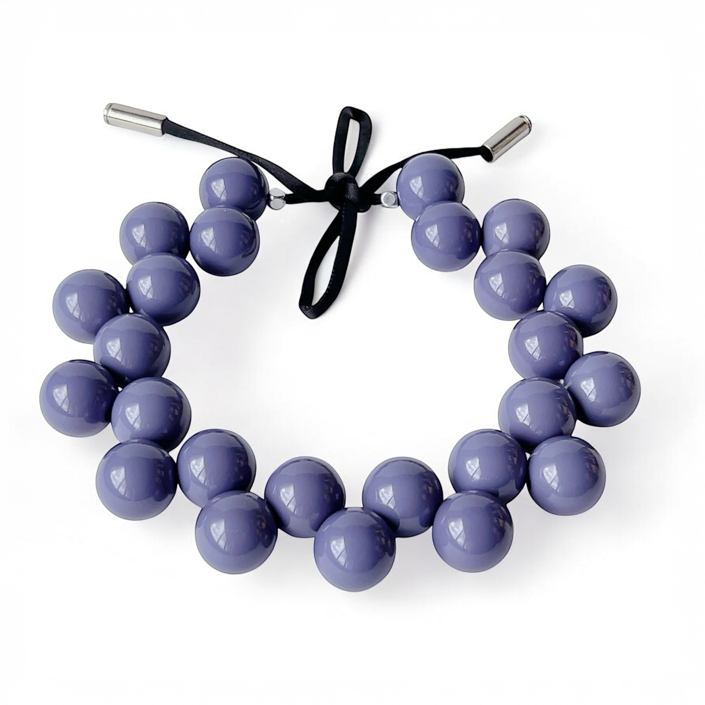 The Seventy- Audrey Skipper Blue Bold Necklace by Tessa Bijoux