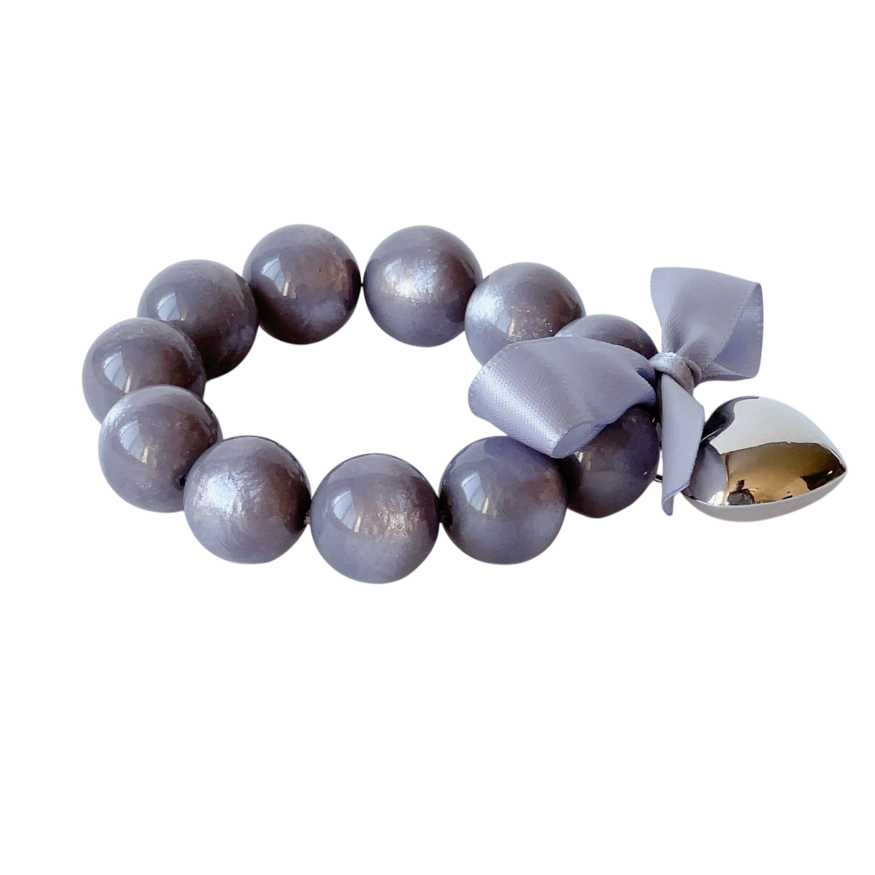 The Seventy Collection - 18 mm Grace Grey Bracelet by Tessa Bijoux