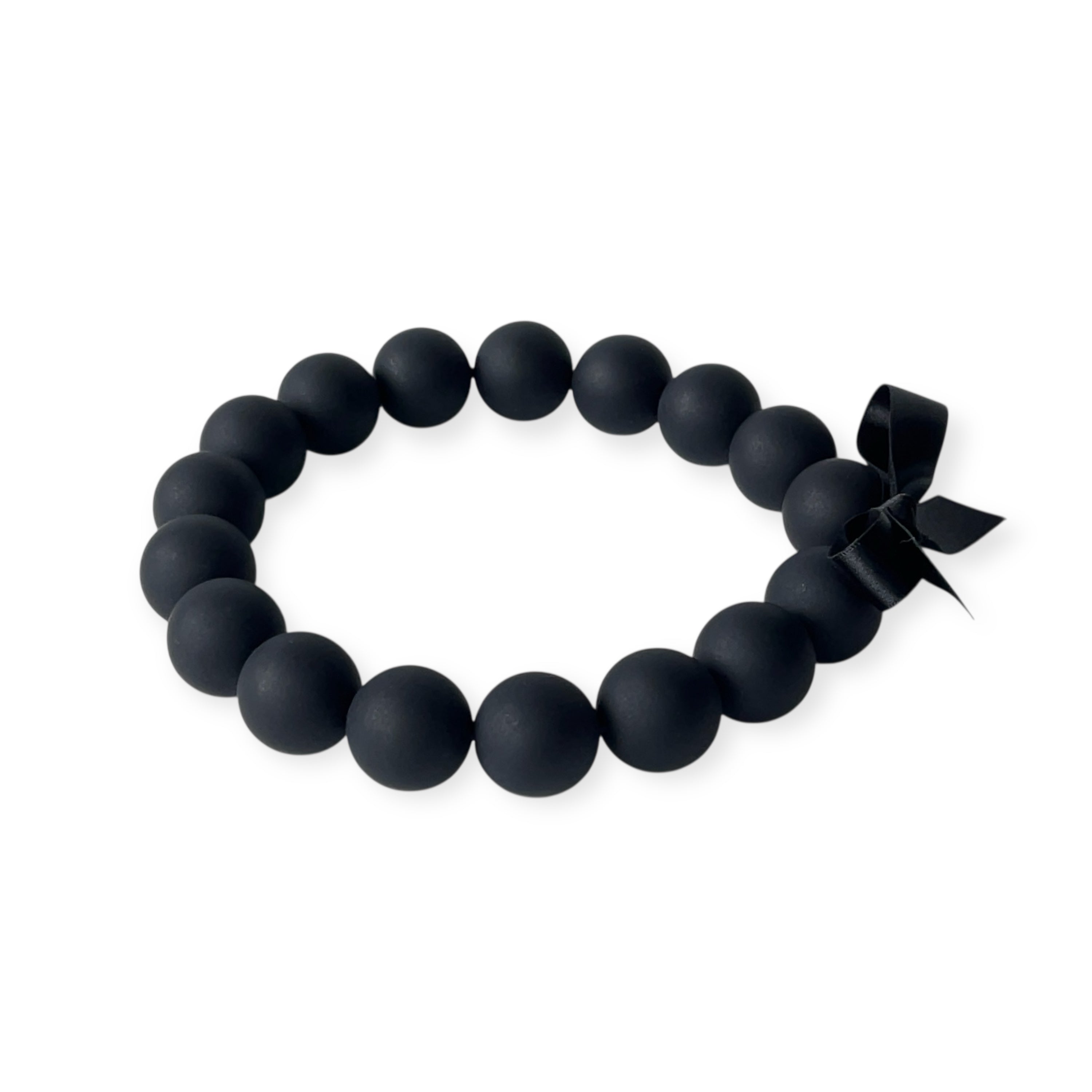 The Seventy Collection-25 mm Grace Black Matte Choker Necklace by Tessa Bijoux