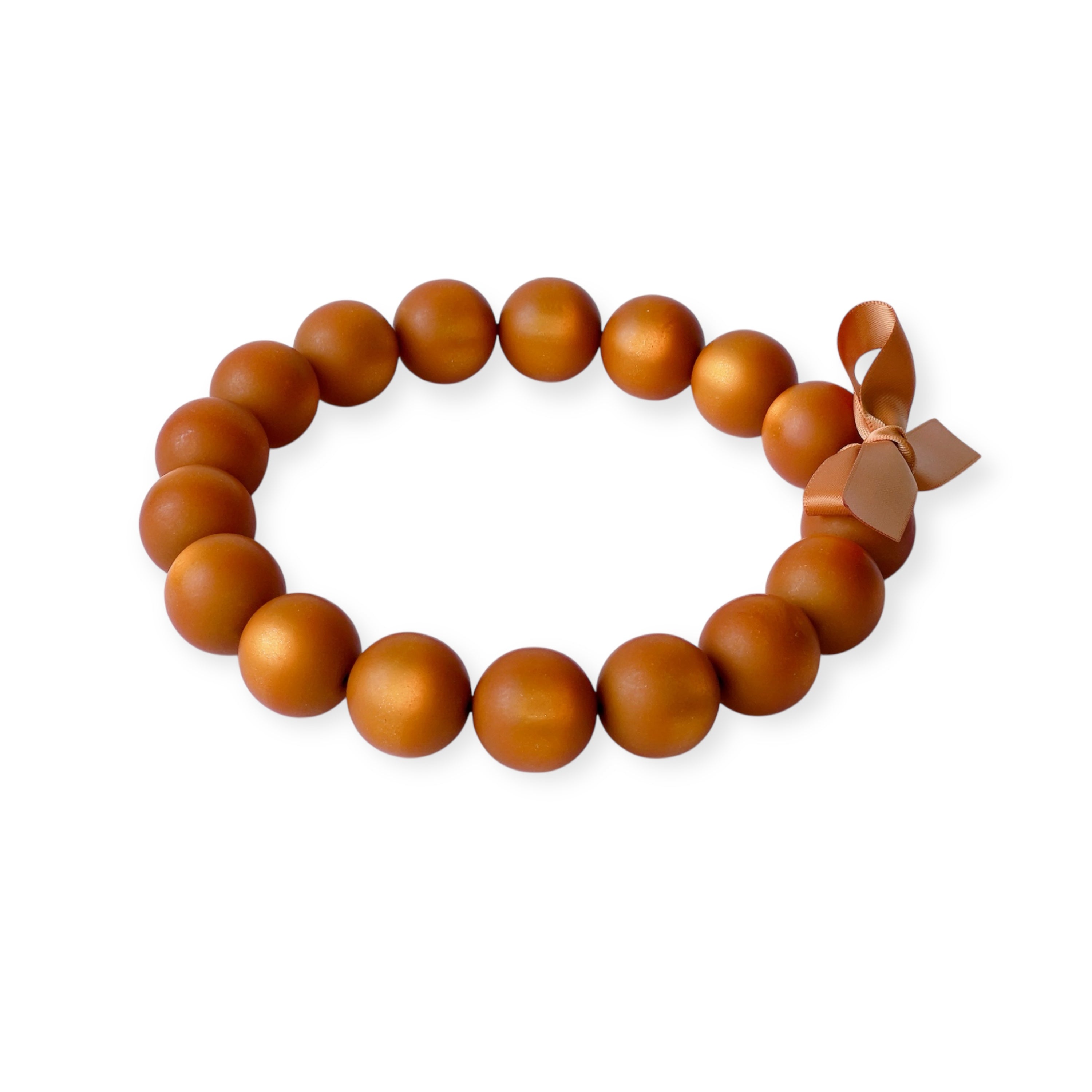 The Seventy Collection-25 mm Grace Orange Matte Choker Necklace by Tessa Bijoux