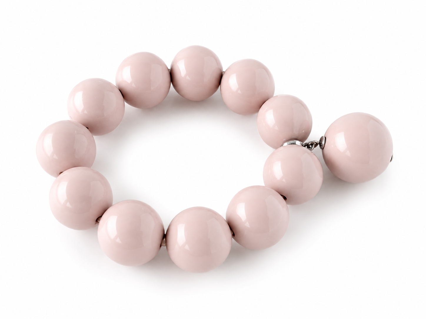 The Seventy Collection - 18 mm Marilyn Vintage Rose Nude Bracelet by Tessa bijoux