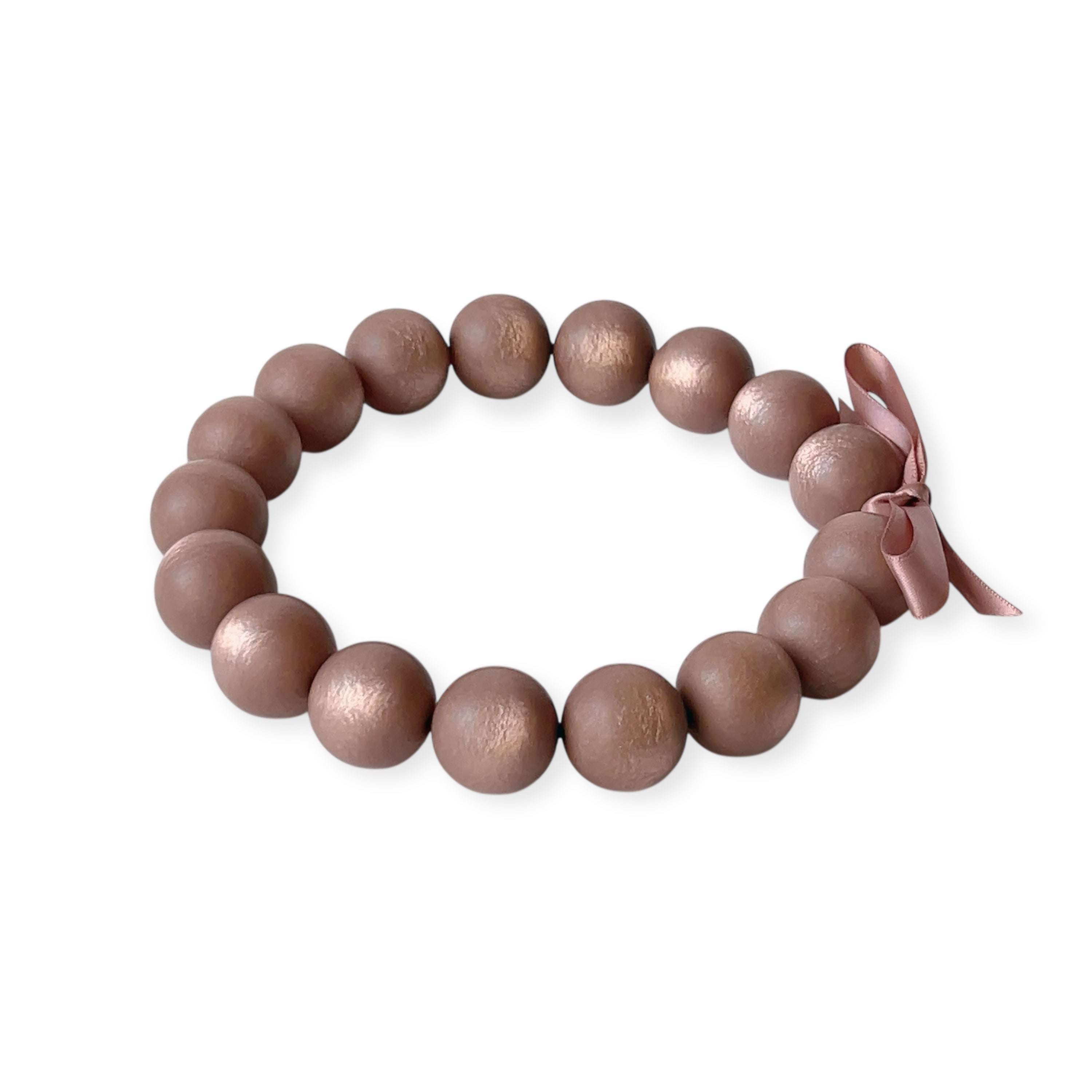The Seventy Collection-25 mm Grace Mocha Mousse Matte Choker Necklace by Tessa Bijoux
