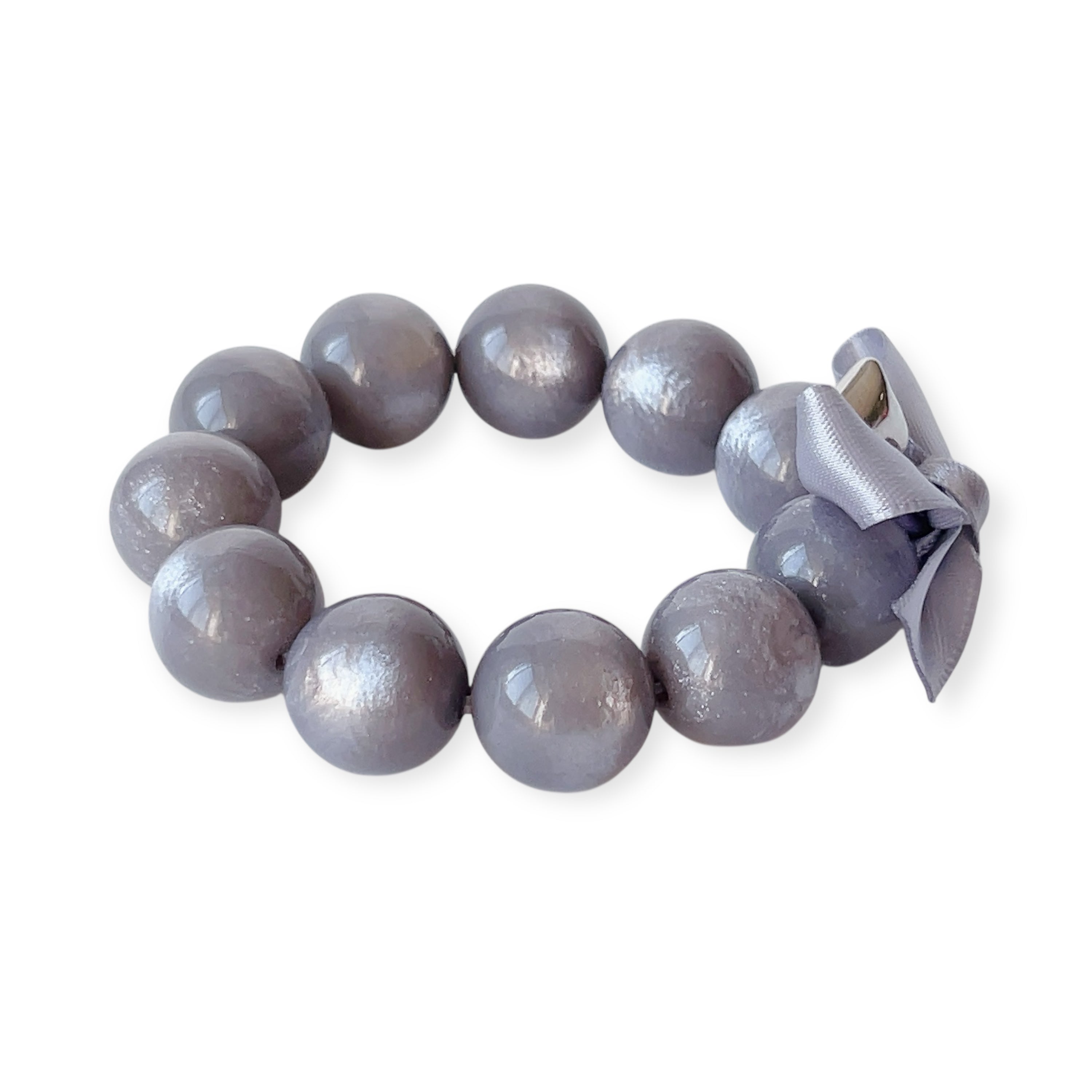 The Seventy Collection - 18 mm Grace Grey Bracelet by Tessa Bijoux