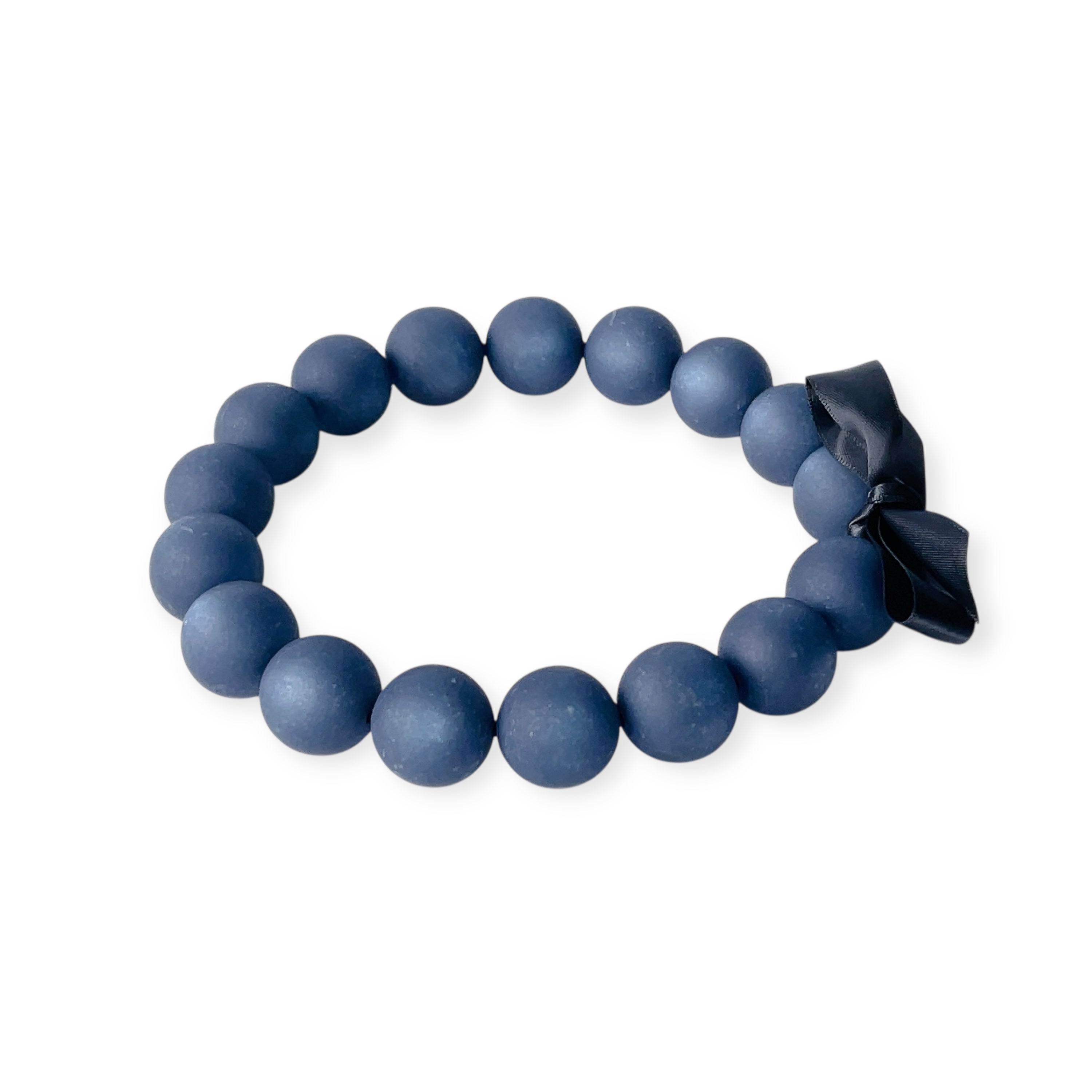 The Seventy Collection-25 mm Grace Blue Matte Choker Necklace by Tessa Bijoux