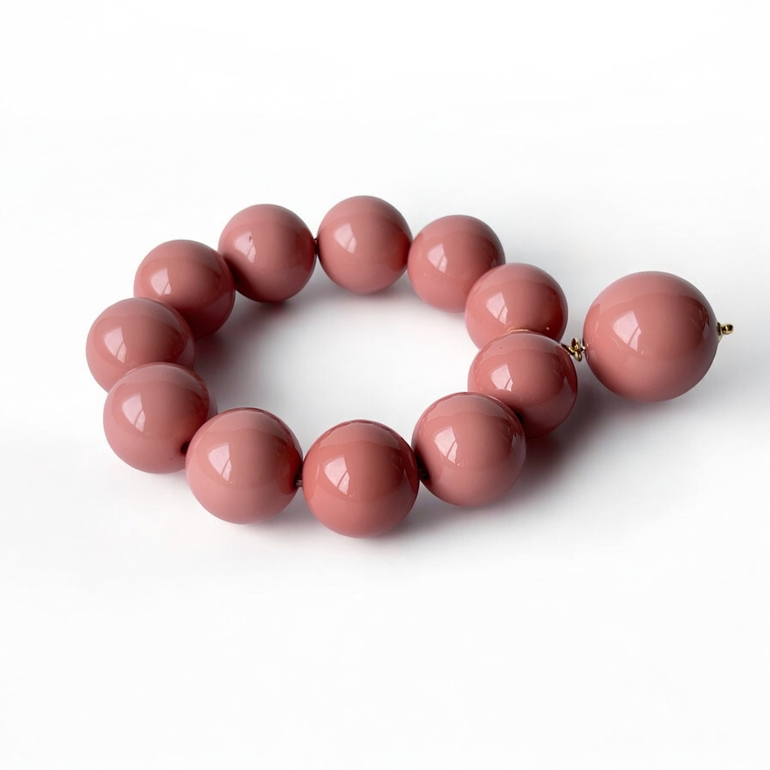 The Seventy Collection - 18 mm Marilyn Terracotta Bracelet by Tessa bijoux