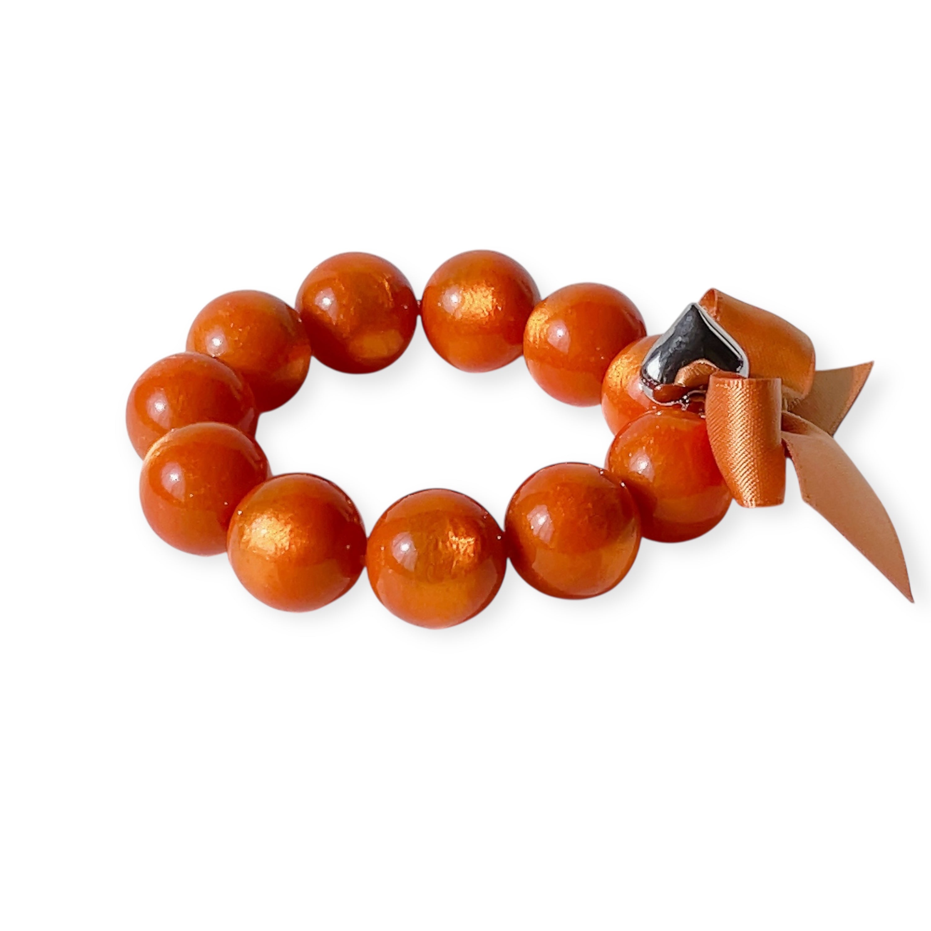 The Seventy Collection - 18 mm Grace Orange Bracelet by Tessa Bijoux