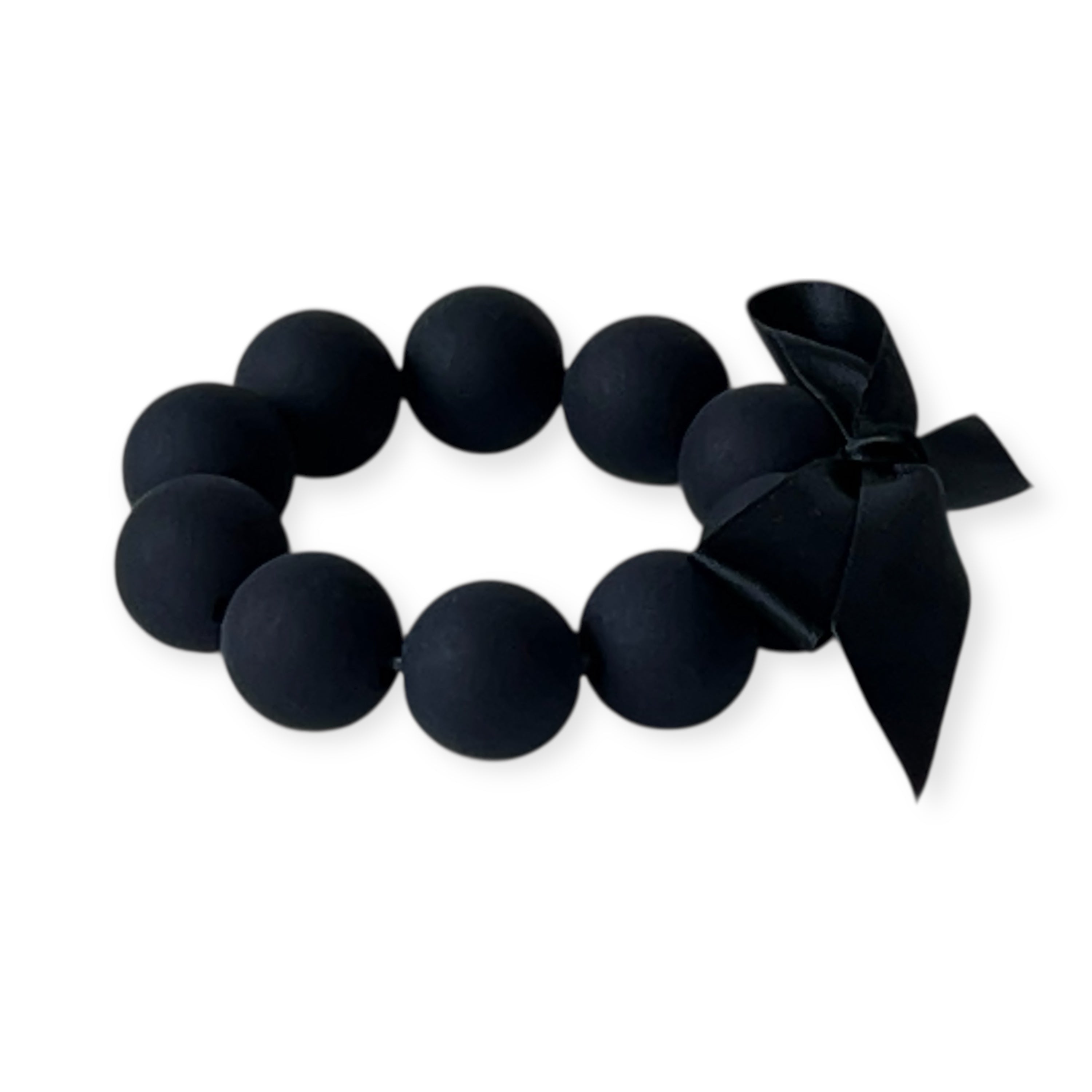 The Seventy Collection- 20 mm Grace Black Matte Bracelet by Tessa Bijoux