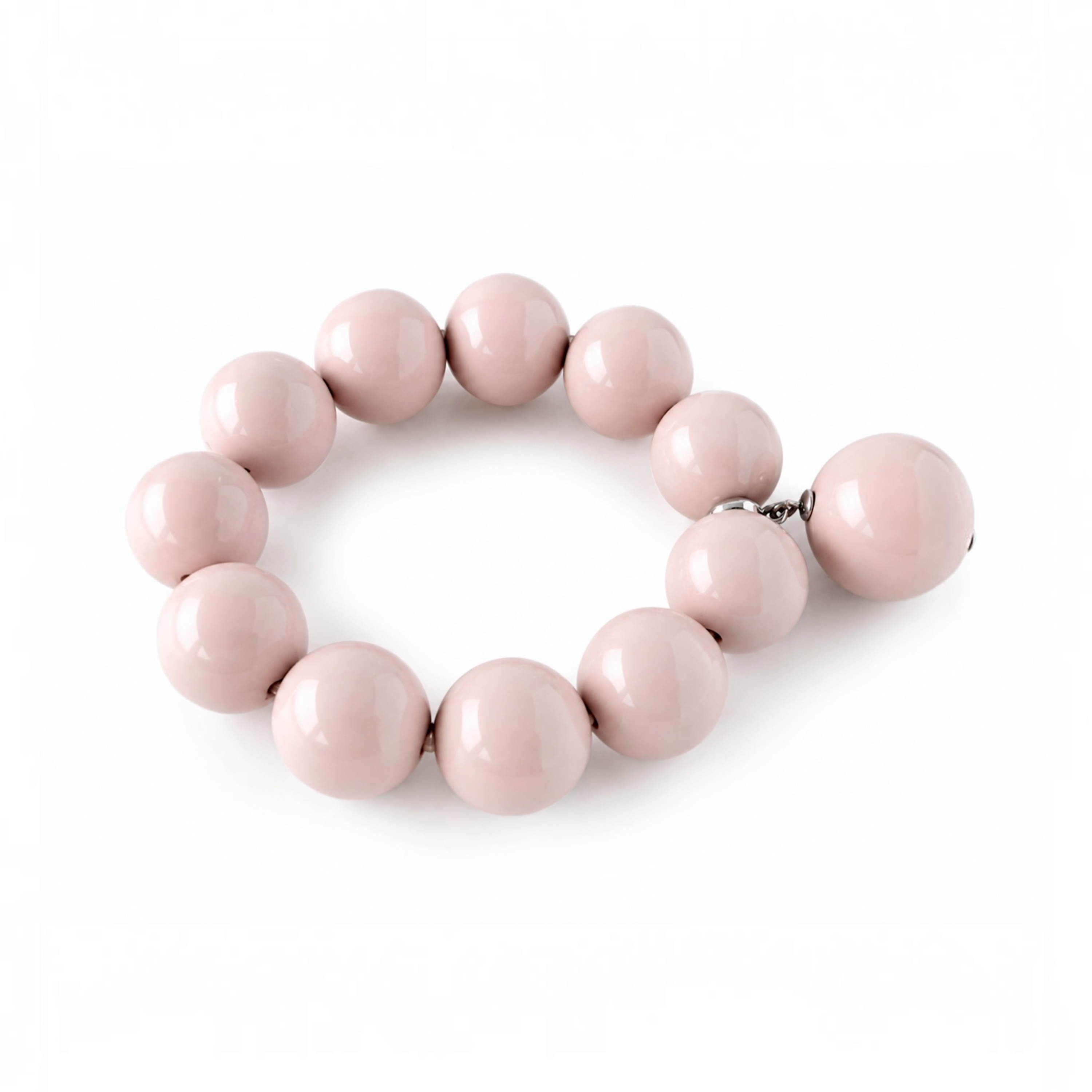 The Seventy Collection - 18 mm Marilyn Vintage Rose Nude Bracelet by Tessa bijoux