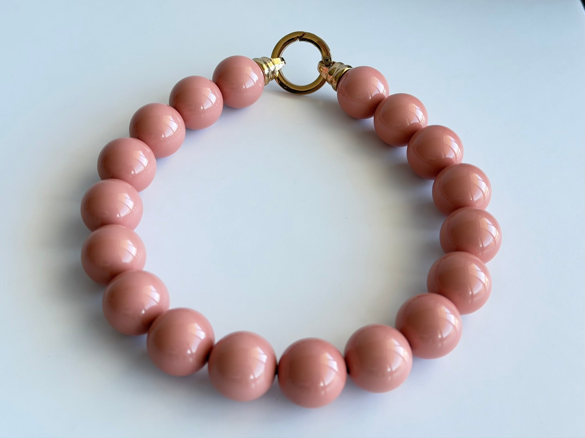 The Seventy Collection- 22 mm Ingrid Terracotta Bold Statement Necklace by Tessa Bijoux