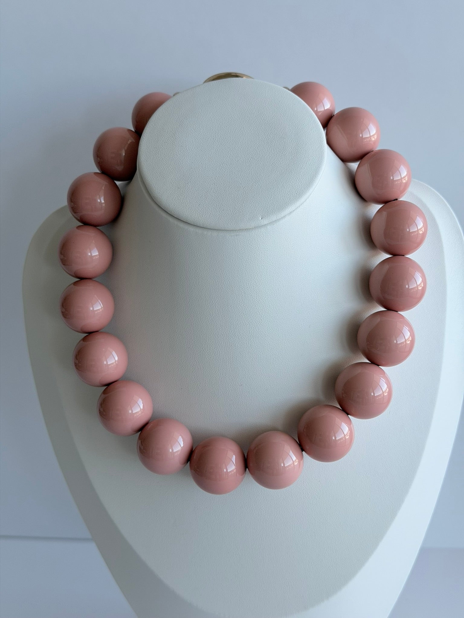 The Seventy Collection- 22 mm Ingrid Terracotta Bold Statement Necklace by Tessa Bijoux