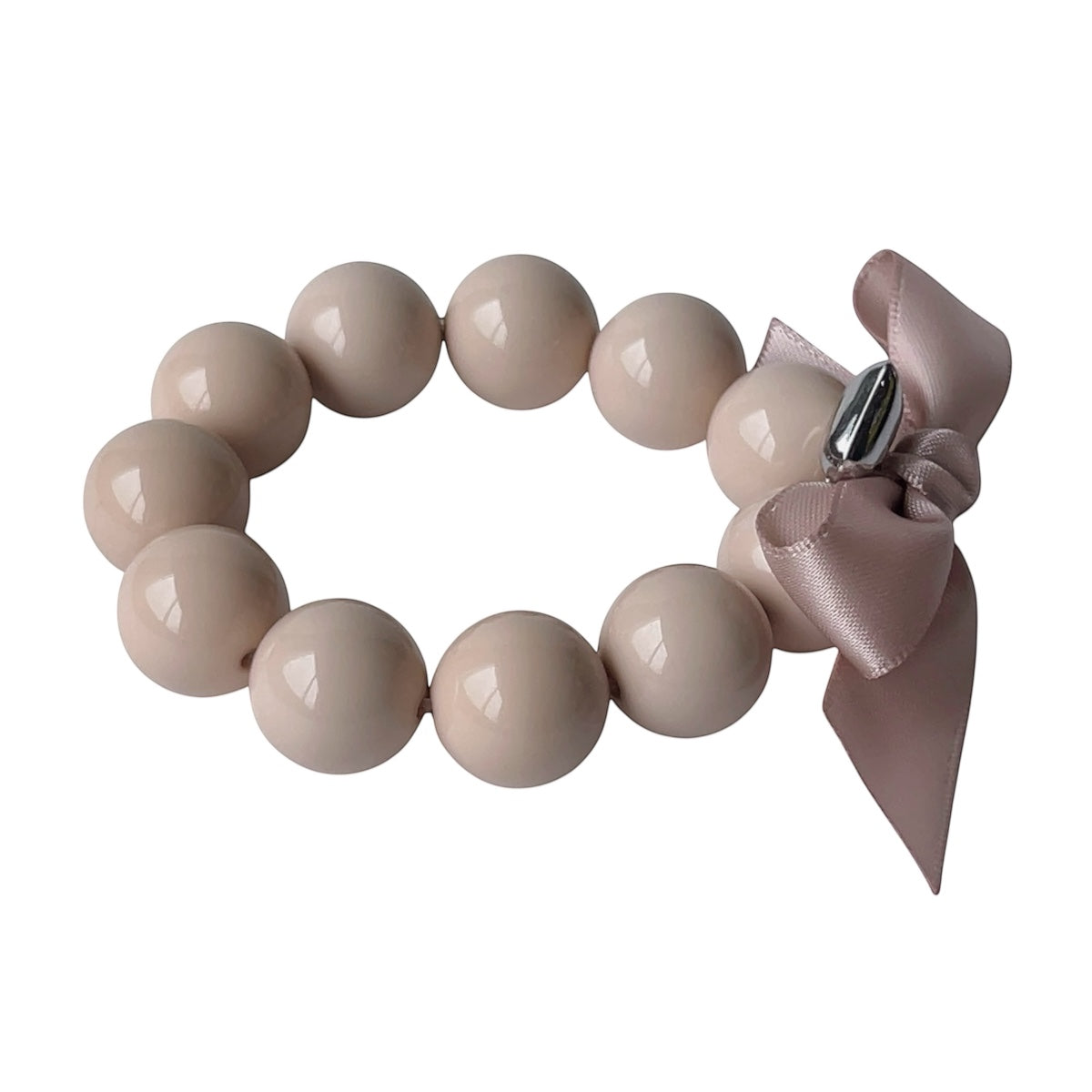 The Seventy Collection- 18 mm Grace Beige Bracelet by Tessa Bijoux