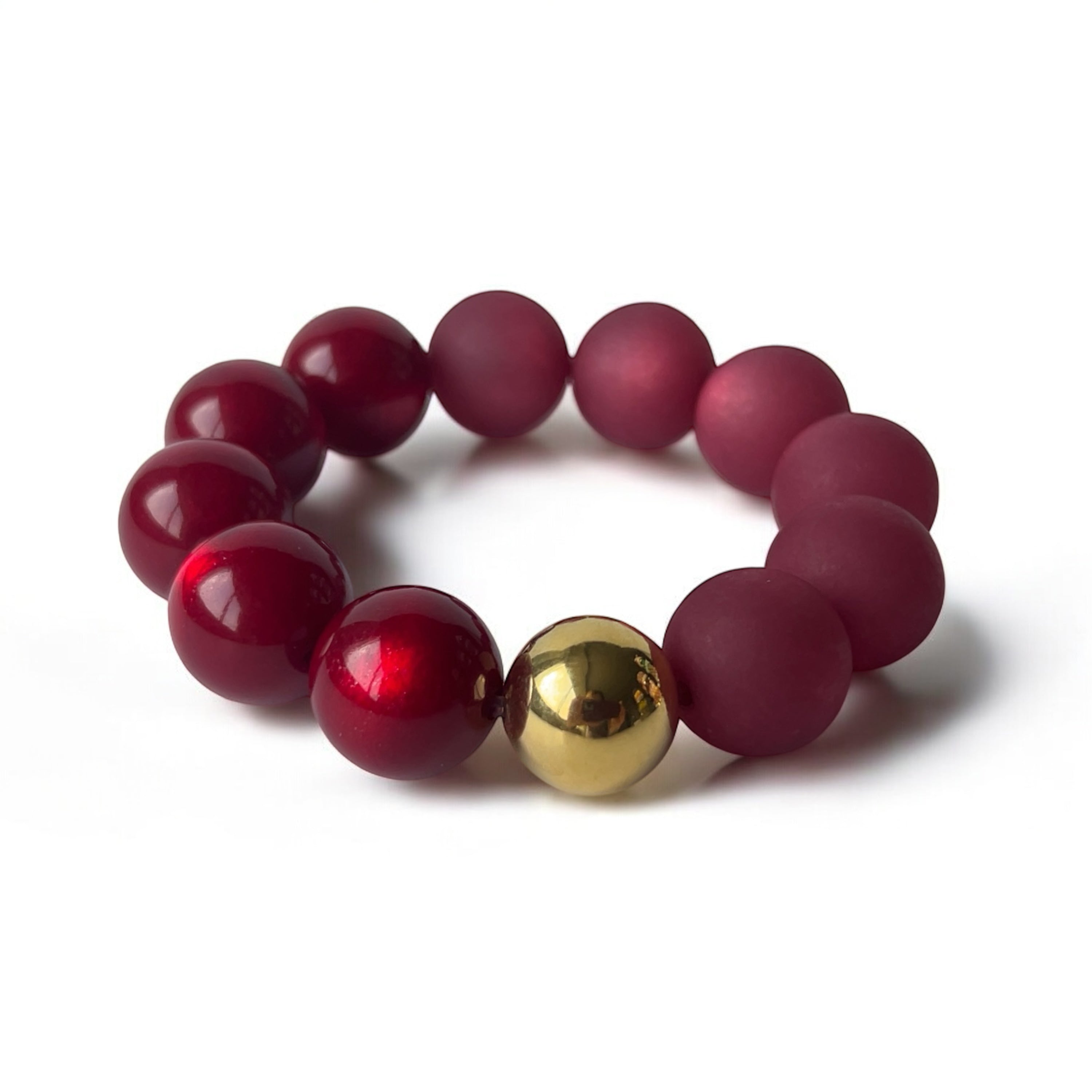 The Seventy Collection- 18 mm Ingrid Red Bracelet by Tessa Bijoux