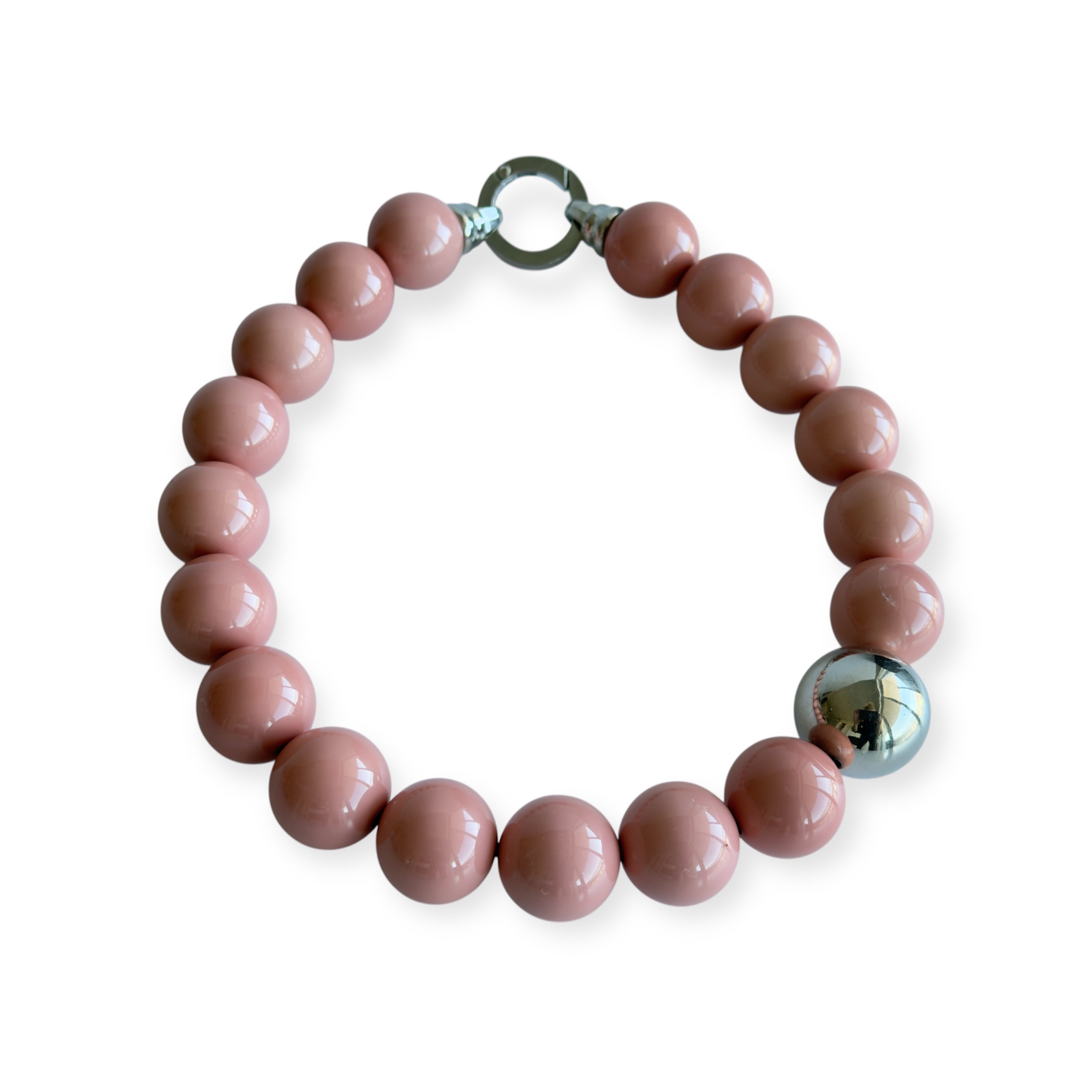 The Seventy Collection- 22 mm Ingrid Terracota Bold Statement Necklace by Tessa Bijoux