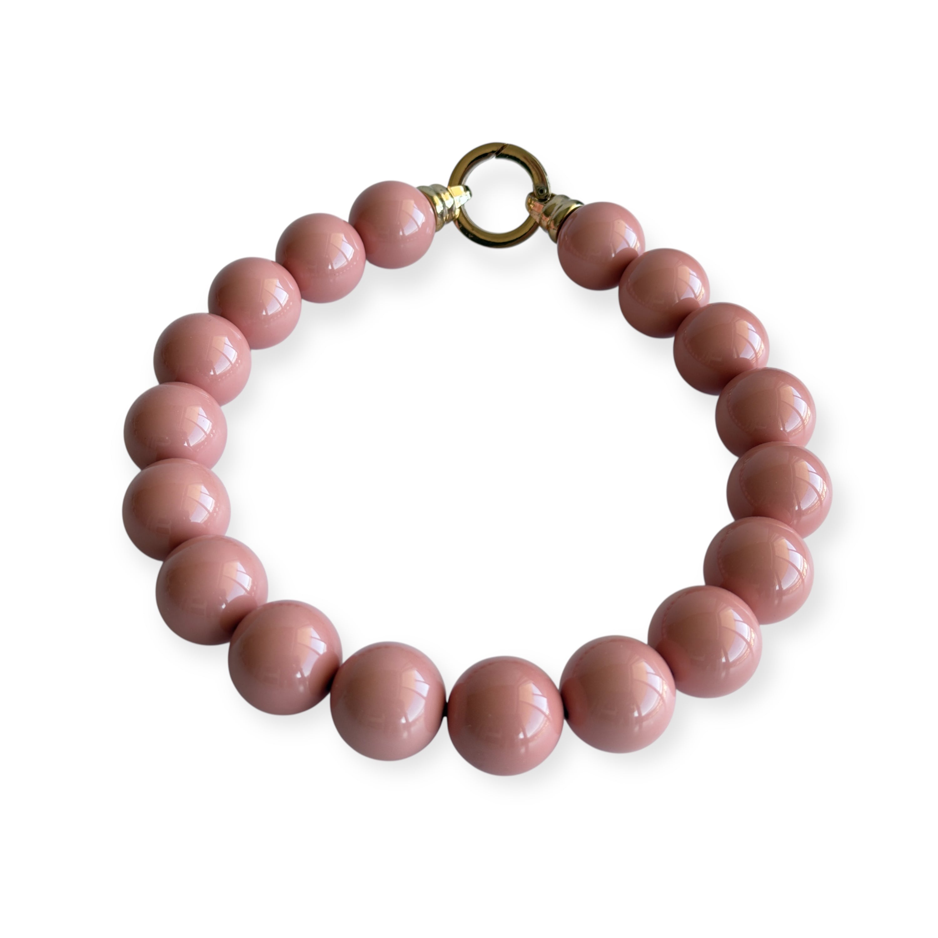 The Seventy Collection- 22 mm Ingrid Terracotta Bold Statement Necklace by Tessa Bijoux