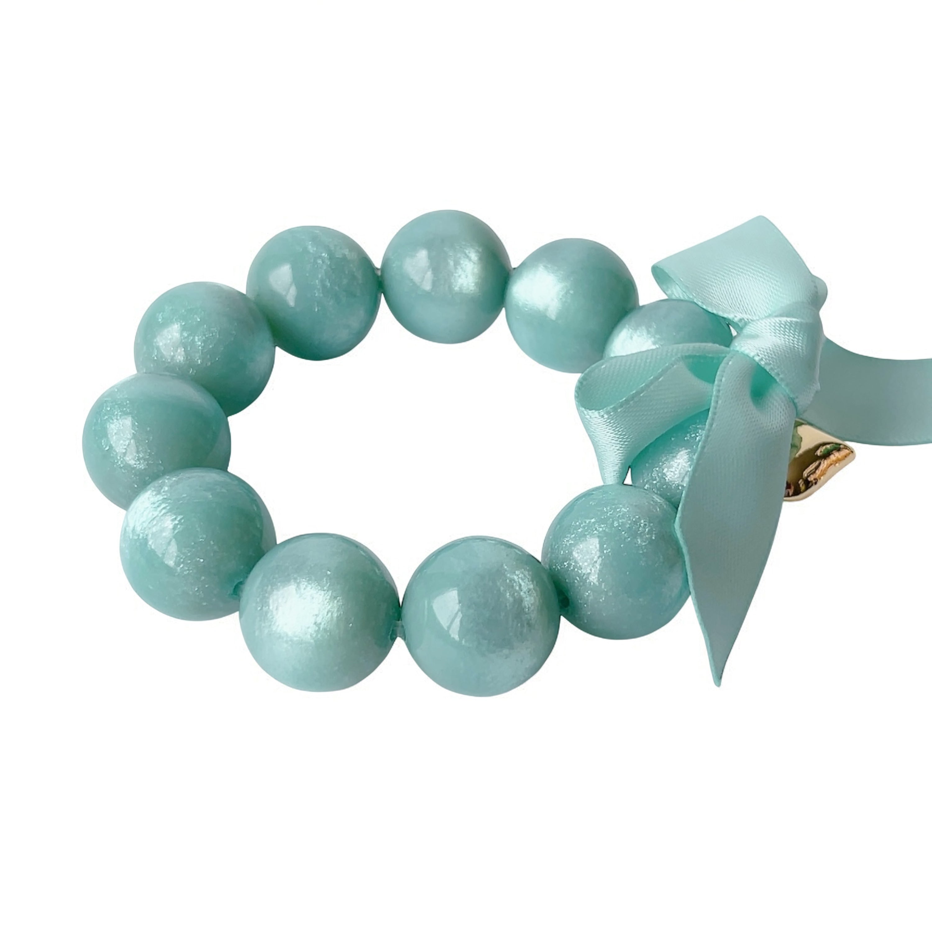 The Seventy Collection- 18 mm Grace Aqua Green Bracelet by Tessa Bijoux